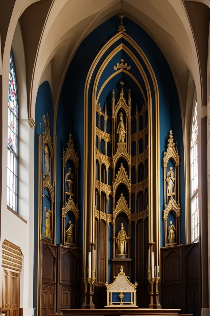 altarpiece with volleyball design