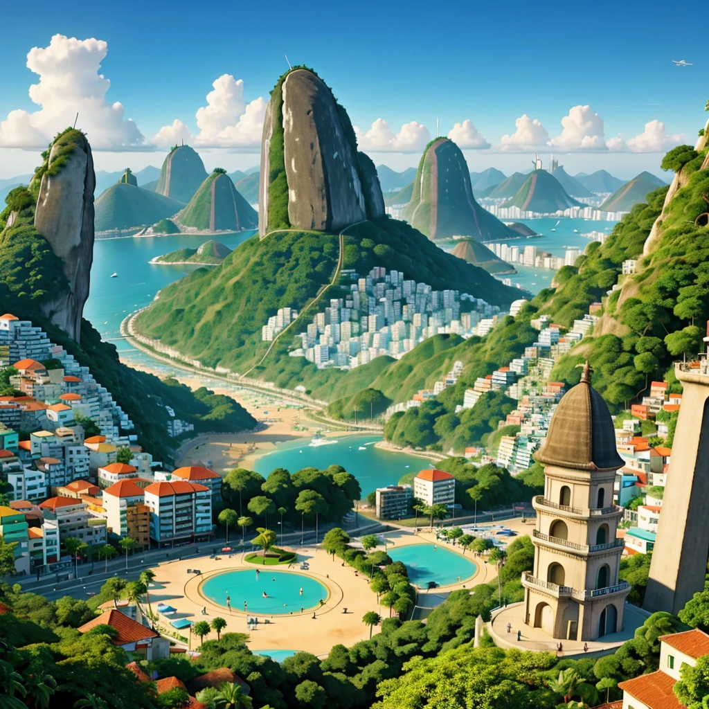 Create an image of the city of Rio de Janeiro