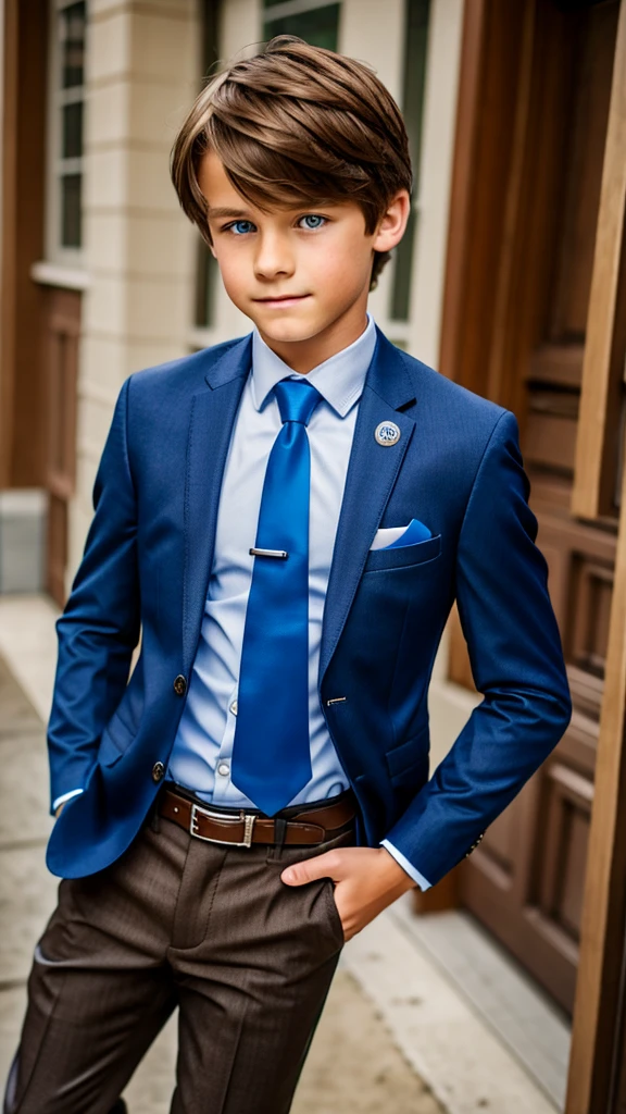 13 year old male wearing tie and lomg sleveed button up with blazer and vest with dress pants and belts
4K HIGH REZ
Physical Description: Brown colored hair and skinny build. 5"5 and 150 LB. Blue eyes.
.