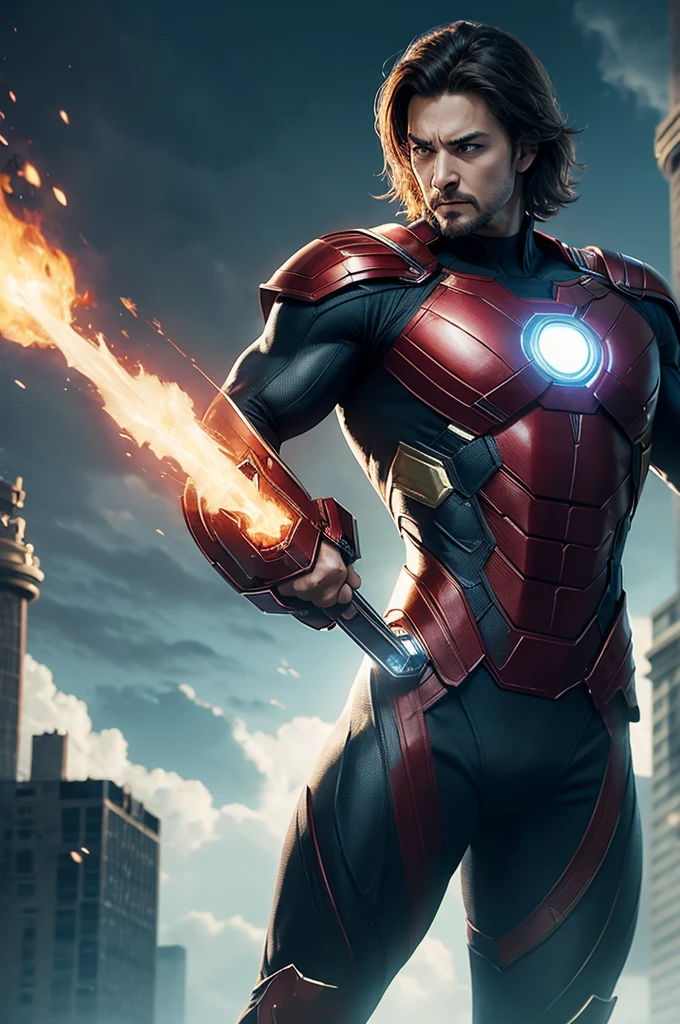 Create a strong hero who surpasses the Avengers without costumes 
