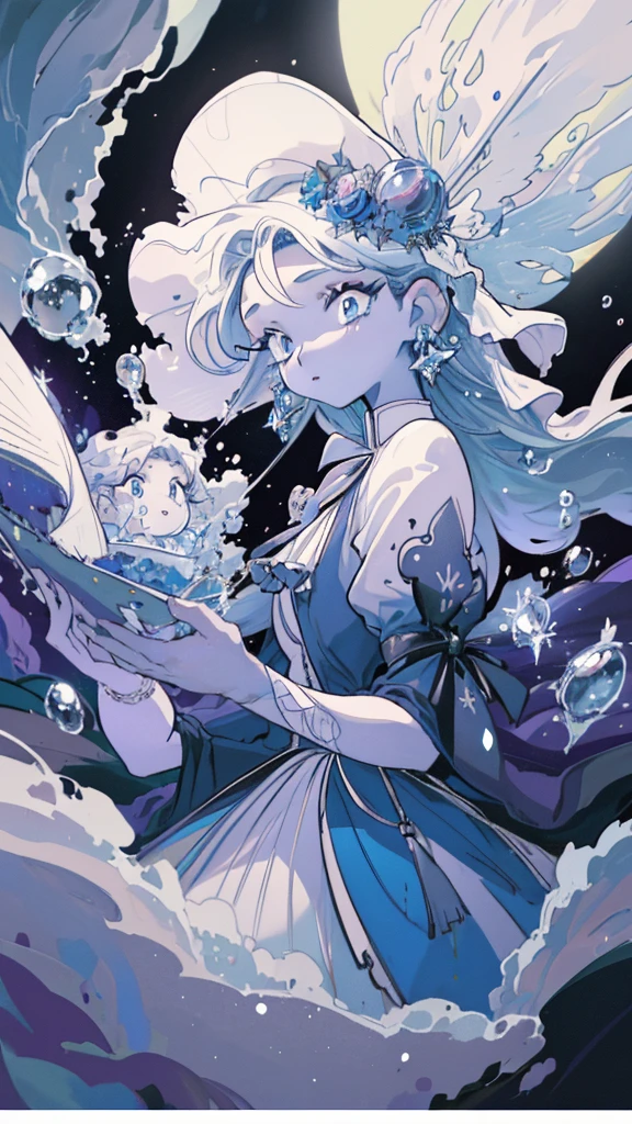 ((({SFW}:1))), (best quality,4k,8k, high res,masterpiece:1.2), ((masterpiece)), (((best quality))),
((Create an AI-generated image of a ghostly figure with an ethereal presence. ((The character should have an all-white color palette)), with piercing blue eyes and fair, cool-toned skin. Capture a blend of whimsicality and unsettling madness, reminiscent of characters like the Mad Hatter and the Cheshire Cat, but with a unique, otherworldly twist. Emphasize a dreamy and surreal atmosphere, incorporating elements that evoke a sense of haunting mystery,))
abstract,
(best quality, masterpiece, Ultra-high resolution,(Reality:1.4), RAW photogr, warm lights, Beautiful goddess, Detailed scenes, Beautiful digital illustration, the detail, Hyper-detailed, Cinematic quality, ultra-detailed, super detailed lighting,):1