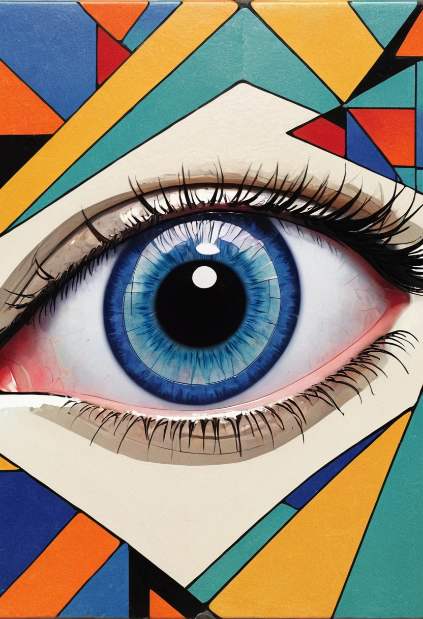 Eye,Geometric tiles,dislocation