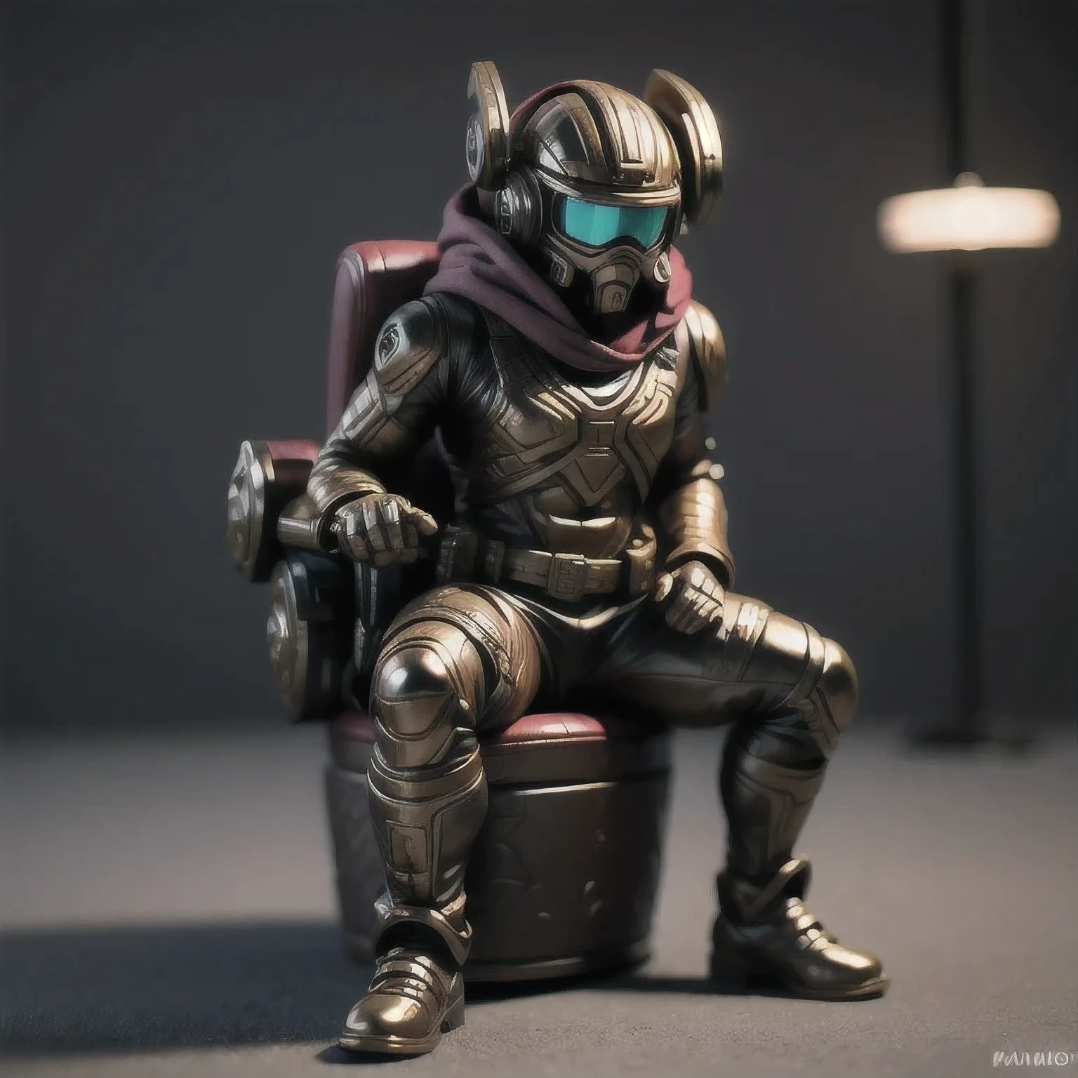 a 15 old in a bikini top and shorts sitting on a chair, 3 d neon art of a cyberpunk frog, scifi character render, 3 d render stylized, 3 d render beeple, stylized 3d render, style of starfinder, scifi character, rolands zilvinskis 3d render art, rendered in redshift, colored zbrush render