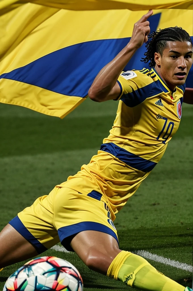 Colombia national team with the name Cris
