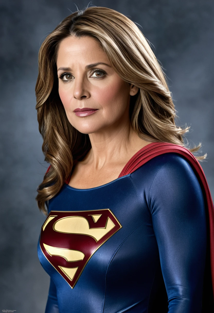 Supergirl real old Lorraine Bracco 2007; HD. Photograph, ((realism)), extremely high quality RAW photograph, ultra detailed photograph, sharp focus, high resolution, (detailed skin:1,3),high quality, film grain, Fujifilm XT3,Highly Detailed, movie, (Cinematic Photo:1.3) of (Realistic:1.3)