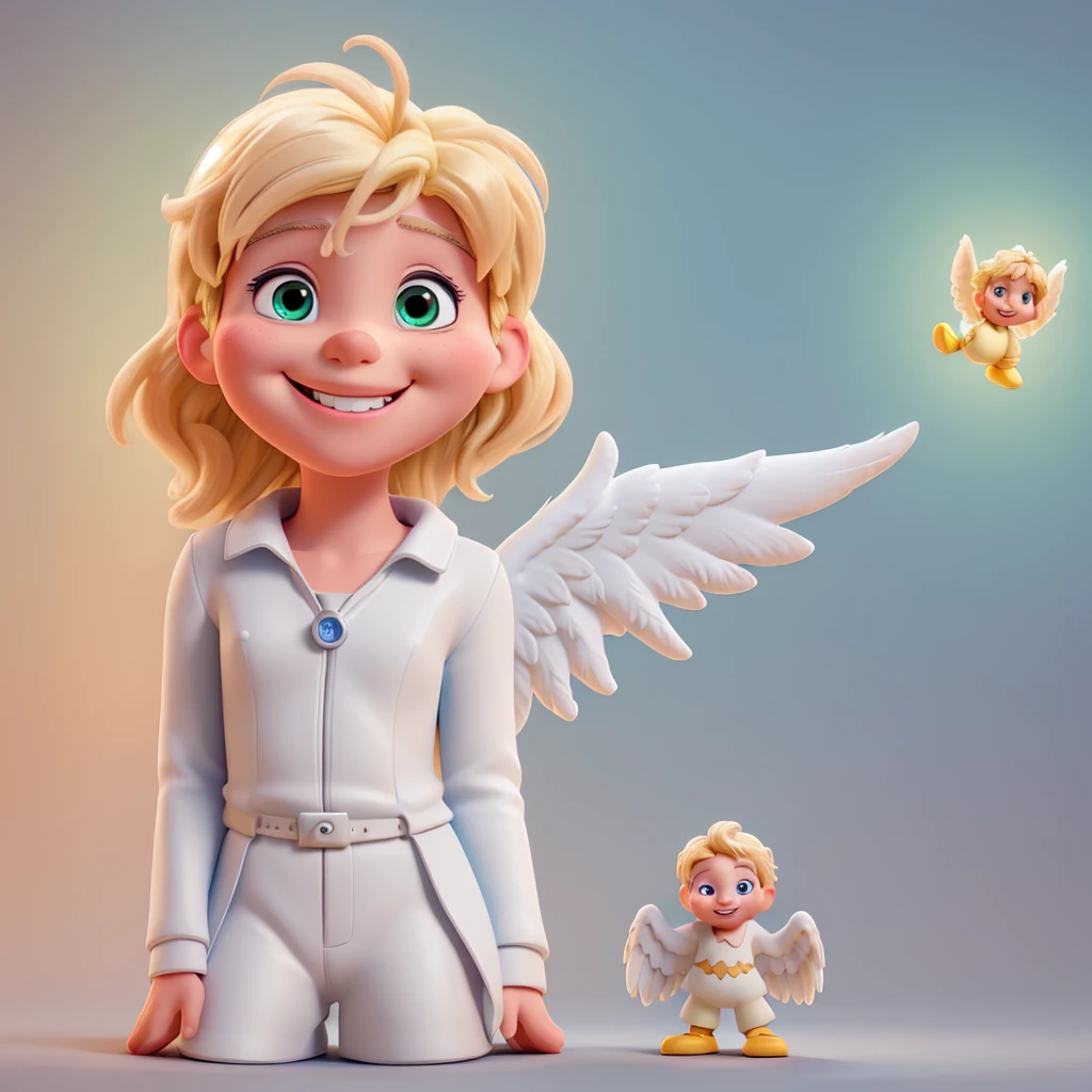 Angel Michael good smile Disney style Light shine positive