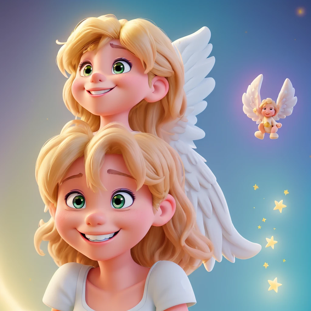 Angel Michael good smile Disney style Light shine positive