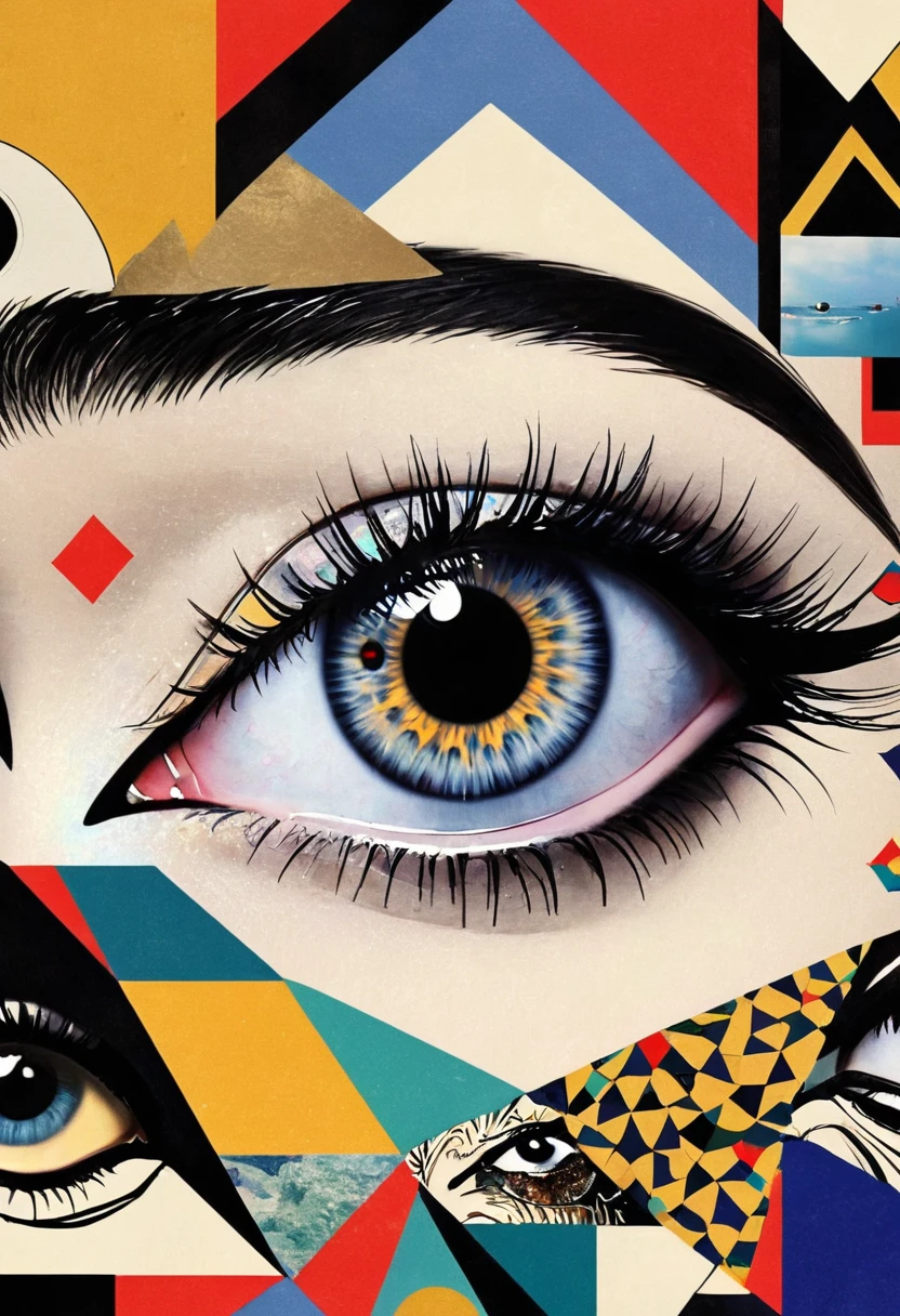 The geometric eye，Geometric tiles