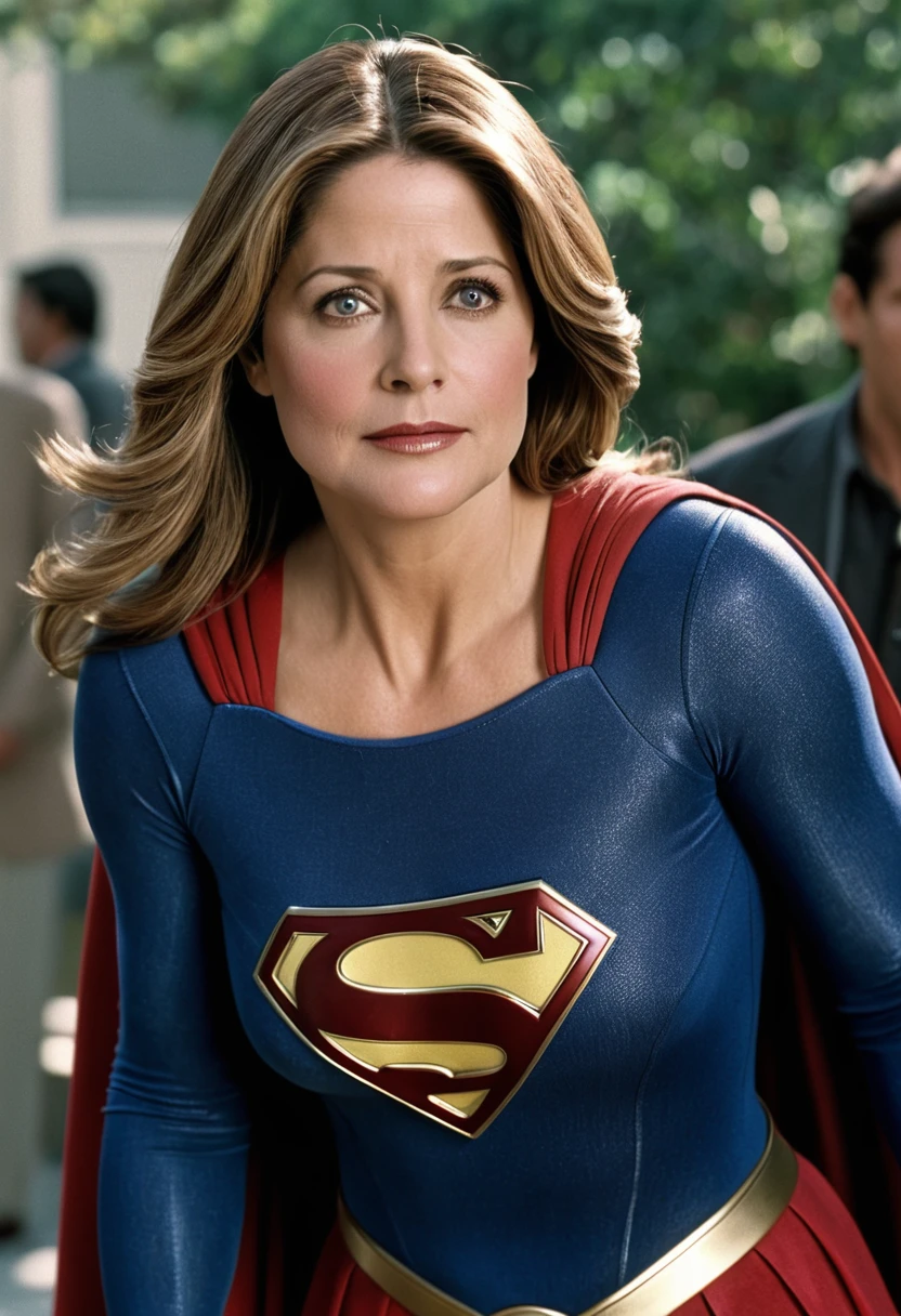 Supergirl real old Lorraine Bracco 2007; HD. Photograph, ((realism)), extremely high quality RAW photograph, ultra detailed photograph, sharp focus, high resolution, (detailed skin:1,3),high quality, film grain, Fujifilm XT3,Highly Detailed, movie, (Cinematic Photo:1.3) of (Realistic:1.3)