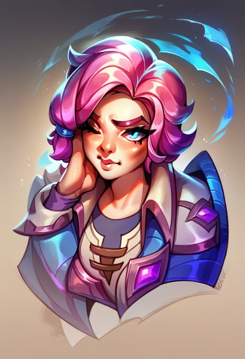  maeve from paladins, full body, face detail