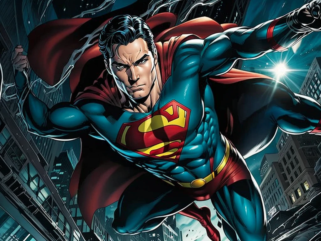 DC Comic's Superman merging with Marvel Comics Symbiote