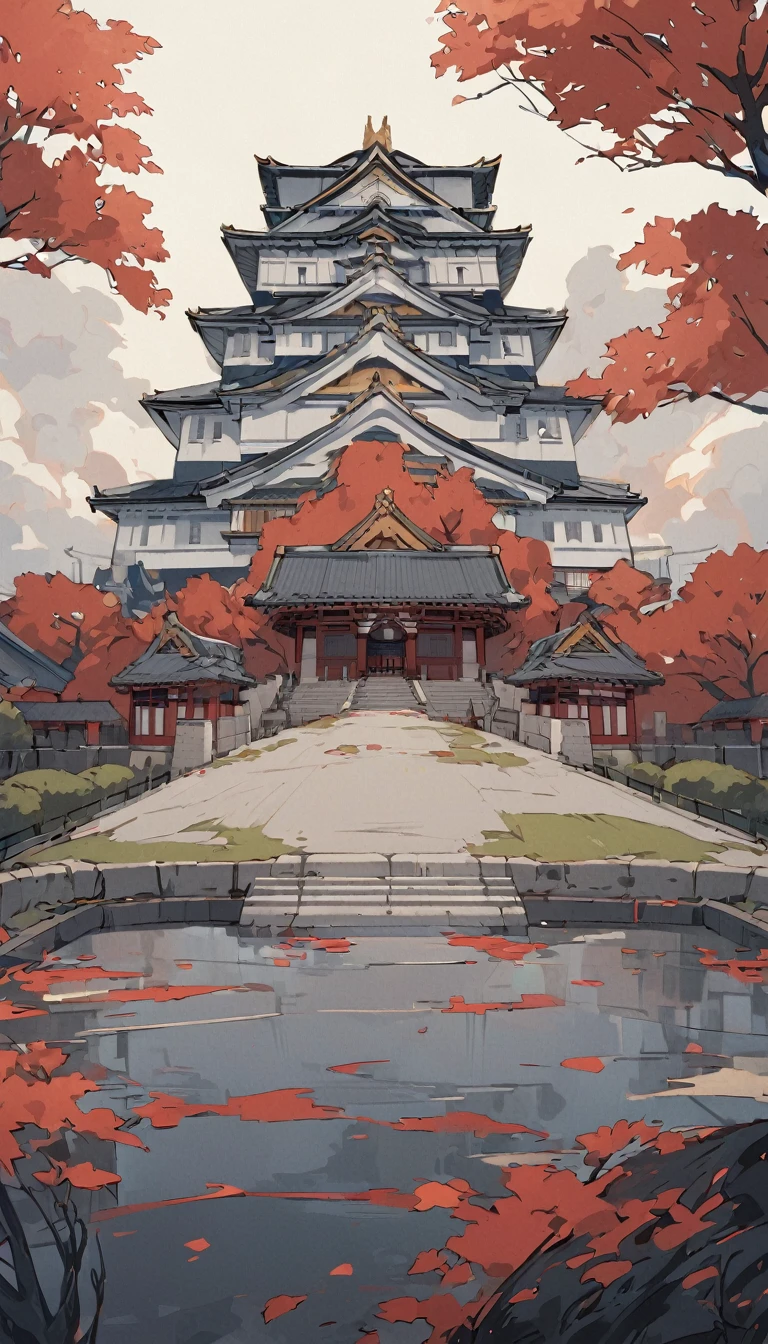 Osaka Castle 1000 years after the extinction of humanity