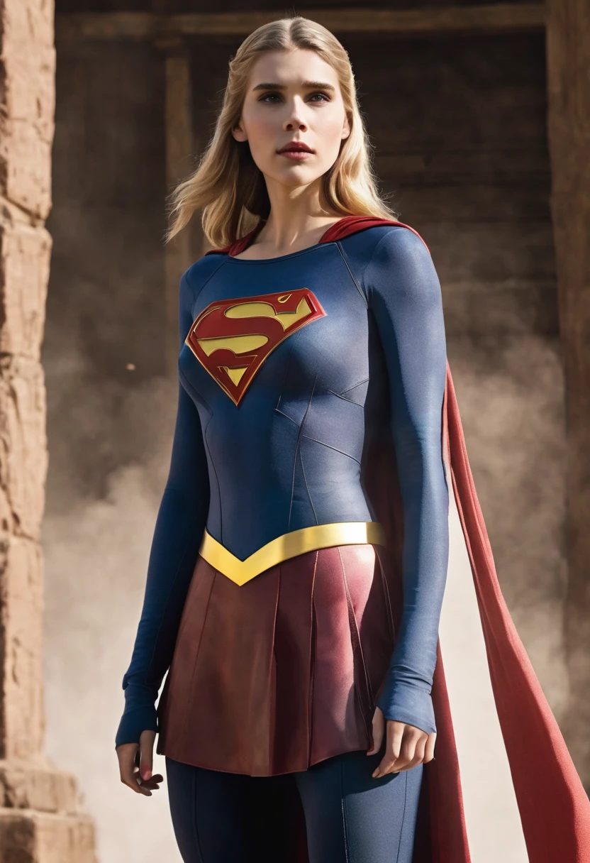 (((De primerísimo primer plano una hermosa mujer Ciber Punk con la cabeza totalmente rapada Gaia Weiss under the mantle of the Kryptonian Kara Zor-The alias Supergirl(((Completely shaved head))),(((Imagenes led)))front images splash color images))),(((Imágenes led))),((((skinhead)))),(((Gaia Weiss under the mantle of the Kryptonian Kara Zor-The alias Supergirl))),((((((led))))))