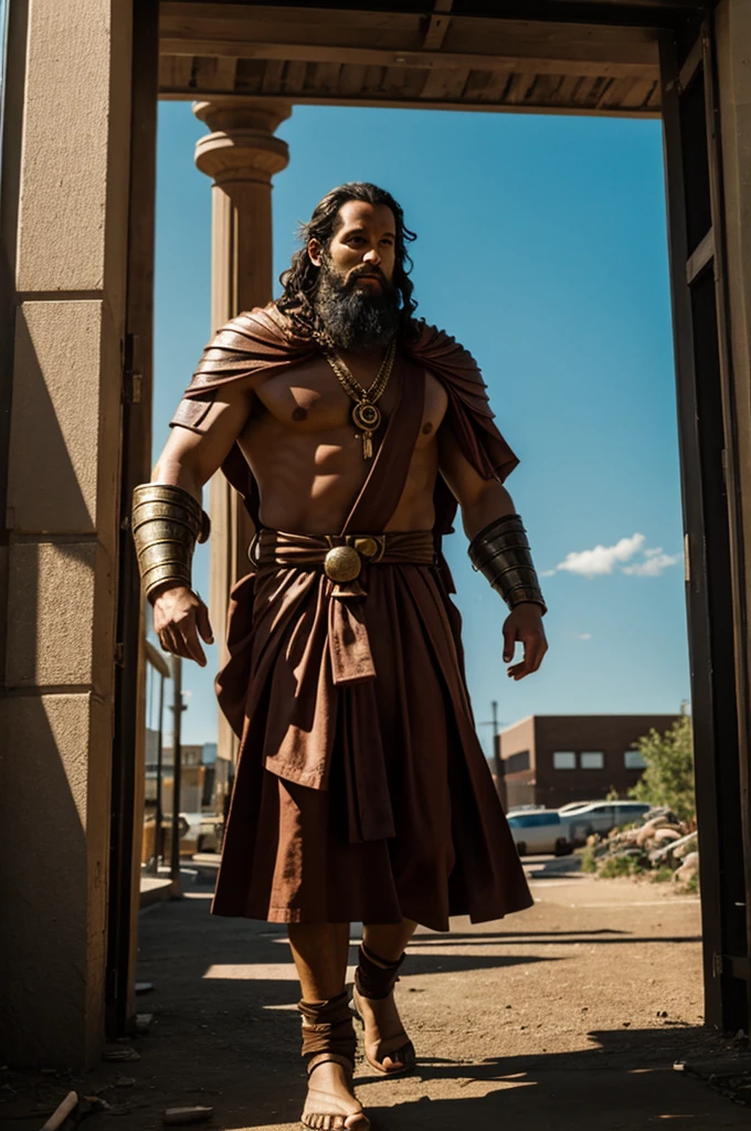 A god leaving the annex