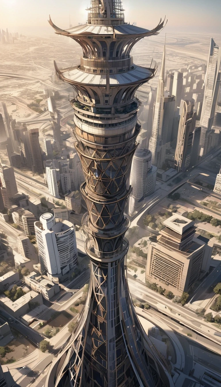 Dubai Tower 1000 years after human extinction