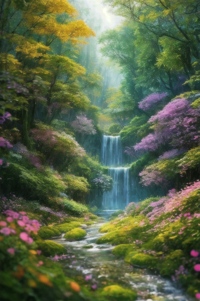 masterpiece, best quality, high quality,extremely detailed CG unity 8k wallpaper, An enchanting and dreamy scene of a fantasy forest, with towering trees, glowing mushrooms, and hidden fairy glens, creating a sense of mystique and enchantment, artstation, digital illustration, intricate, trending, pastel colors, oil paiting, award winning photography, Bokeh, Depth of Field, HDR, bloom, Chromatic Aberration ,Photorealistic,extremely detailed, trending on artstation, trending on CGsociety, Intricate, High Detail, dramatic, art by midjourney