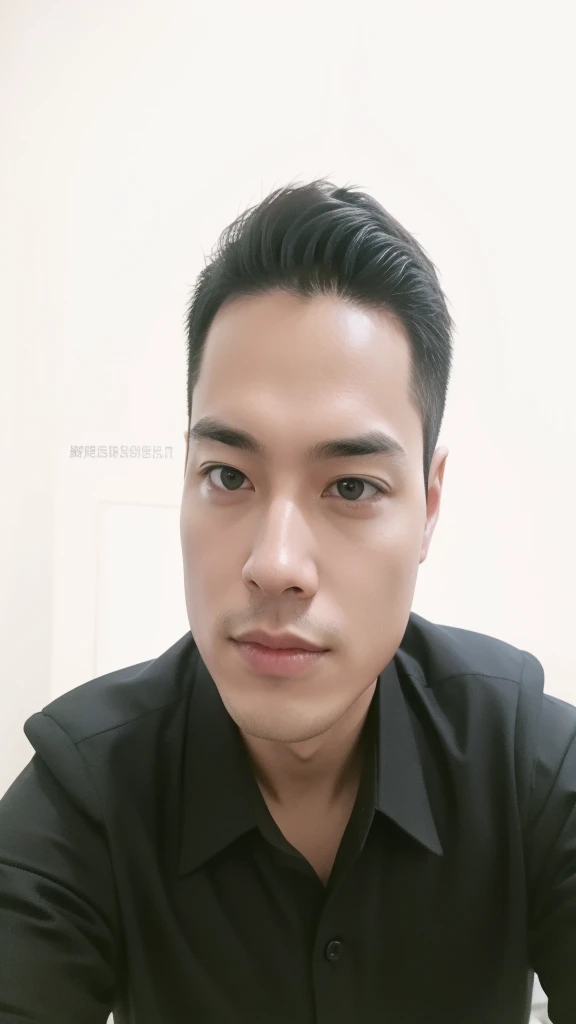 young businessman, handsome, proportional body, epic model, director's desk background, casual executive clothes