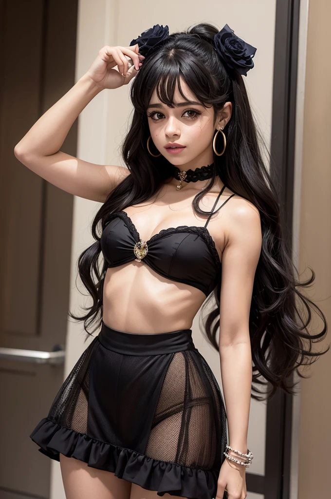 Camila Cabello dressed as Wandinha