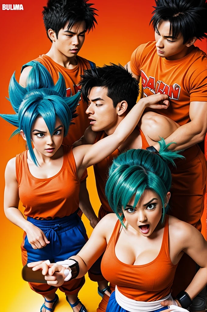 Draw Bulma sucking Goku's penis
