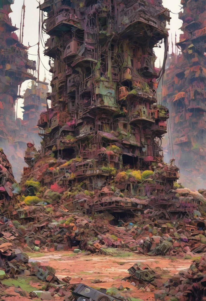 [object Object], post-apocalyptic wasteland, color, close up view of a sEOD 