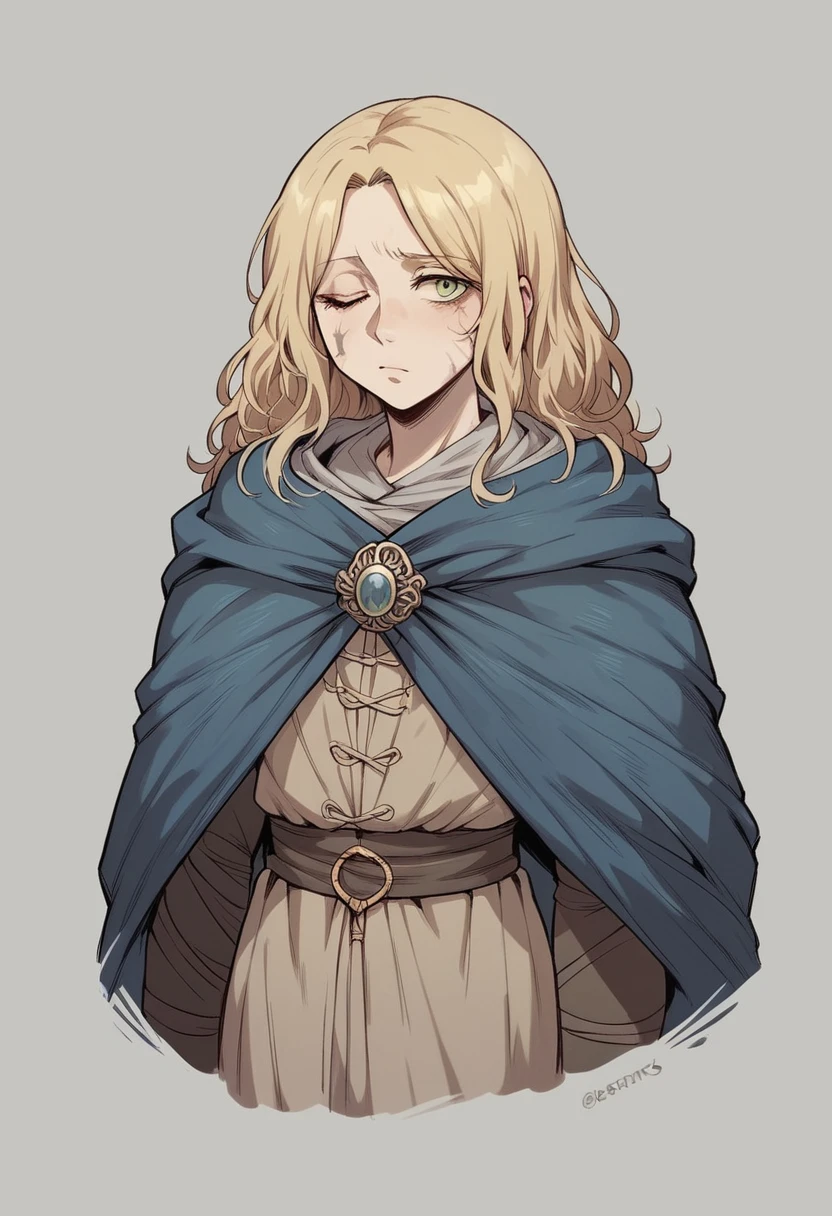 Marika, elden ring, little clothes, large breats, blond hair