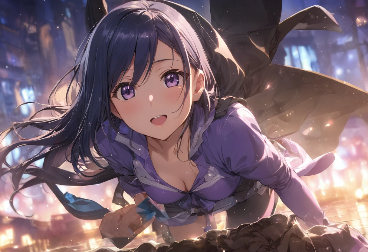 Love Live adult Kanan Matsuura, masterpiece, highest quality, gloss, fantastic background, attire randum, desire