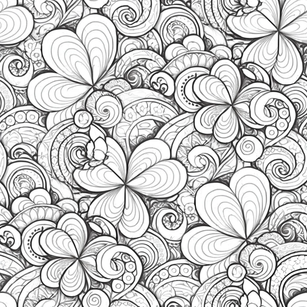 Create variations, black and white drawing of many flowers, black and white coloring, detailed patterned background, pattern art, dense lines, Coloring book sketch, ornate pattern, smooth organic pattern, intricate flower designs, Coloring book style, sketch black and white colors, black and white line art, background chaotic flowers, Art Nouveau 3D curves and swirls
