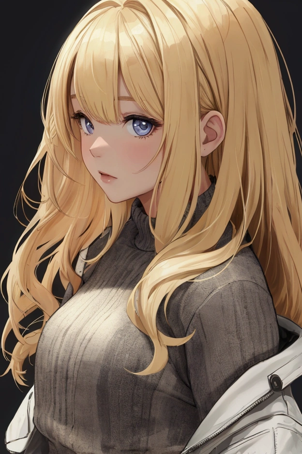 girl, blonde hair