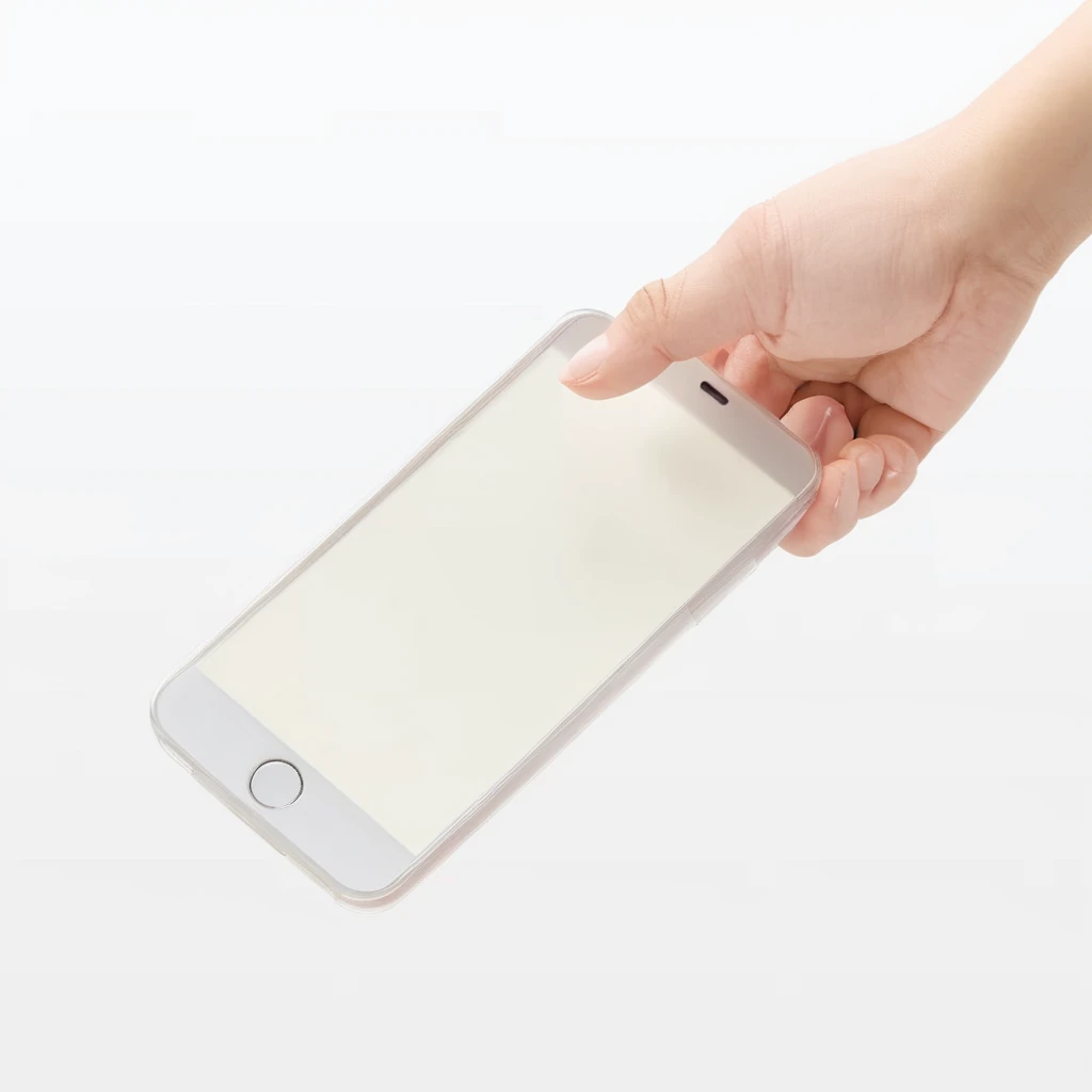 commercial photography, mobile phone, hand holding
By MUJI