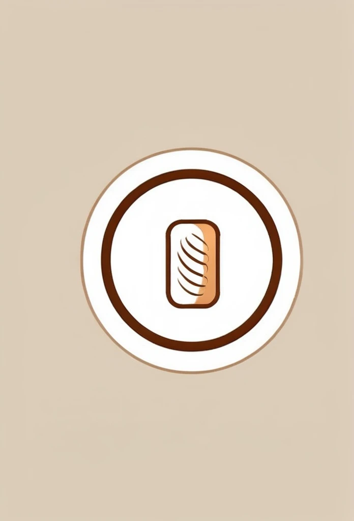 stylish bakery logo

circle-shaped logo
A loaf of delicious-looking bread is on the logo

a warm logo
soft brown and white only
SIMPLE LOGO

Pretty cool
chic and modern design

White background