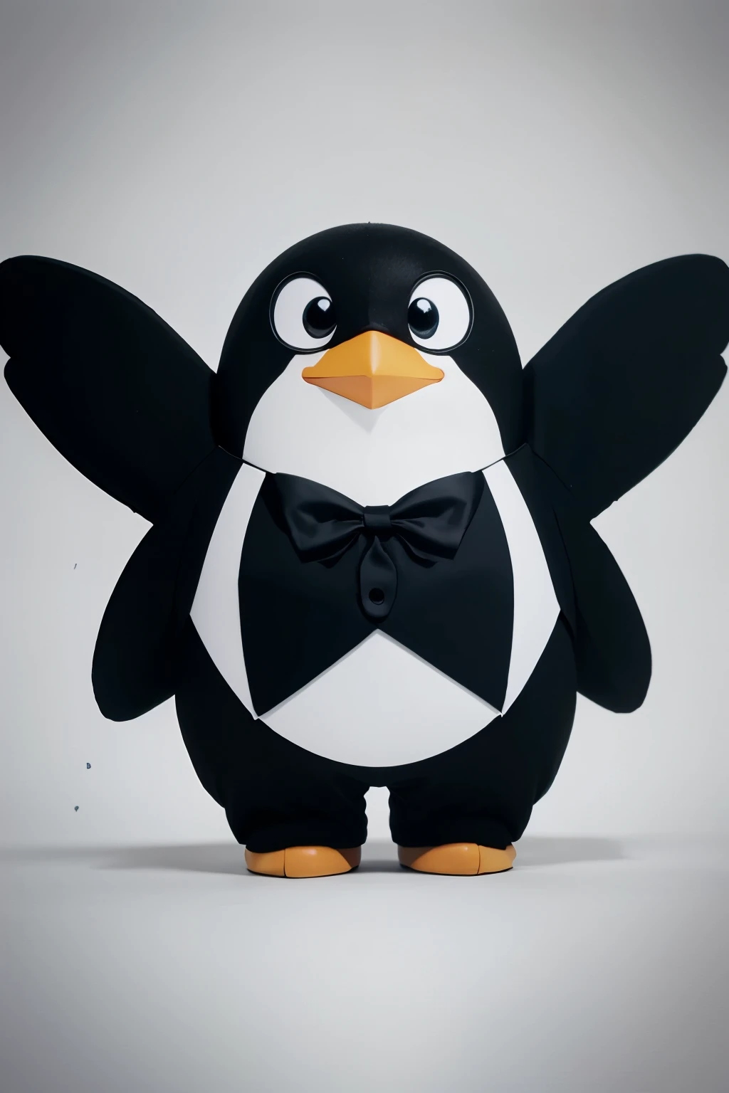 Design of a Linux and tux themed wallpaper