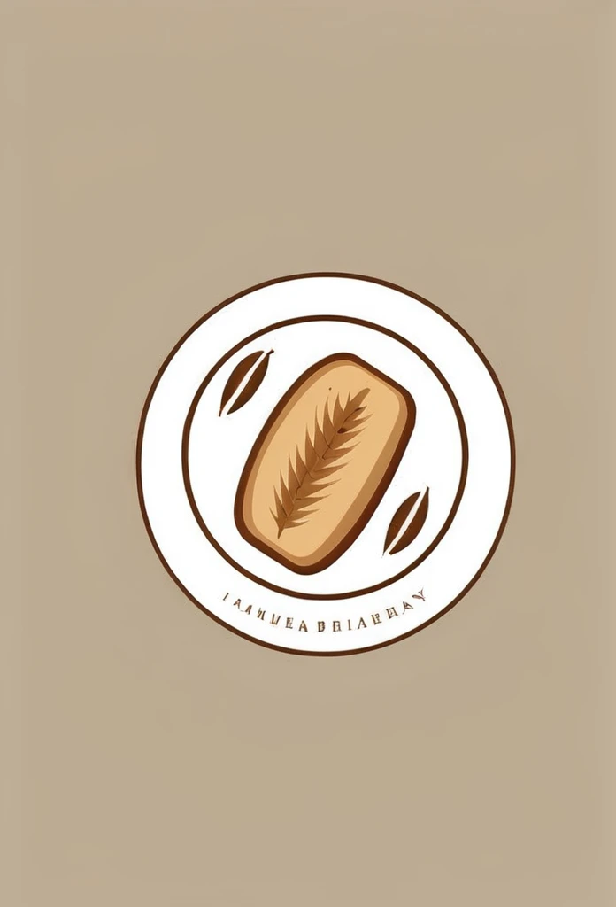 stylish bakery logo

circle-shaped logo
A loaf of delicious-looking bread is on the logo
The olive-colored leaves are also on the logo

a warm logo
soft brown and white only
SIMPLE LOGO

Pretty cool
chic and modern design

White background