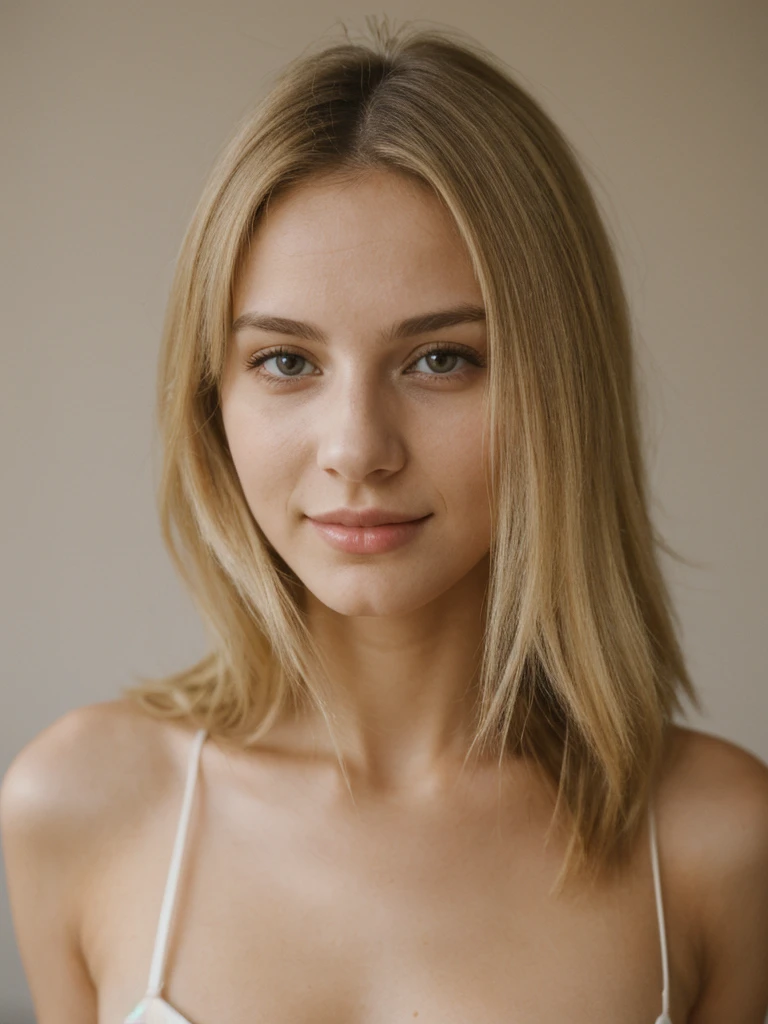 her name is Chloe, high quality, 1girl, ((20-year-old fit French woman)), mature, ((20 years old)), ((sexy)), ((French skin tone)), medium length loose blonde hair,