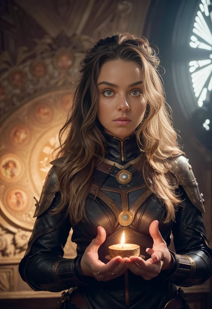 muscular girl, long hair, Asgard, Valkyrie, Lady Knight, anatomical correct, epic fantasy digital art, Masterpiece artwork, 8K, high definition resolution, high qulity, epic composition, elven castle, (((nice hands))), (((perfect hands))), ((Very defined face)), (((((gazing at viewer))))), (((((centred))))), (((head in the photo))), {(((((full-body-shot:0.92)))))}