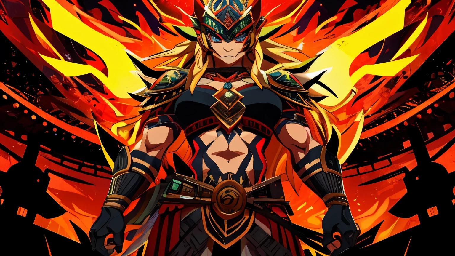 Medium shot, cel shading style, centered image, ultra detailed illustration of aztec warrior quetzalcoatl (tetradic colors), anime character, action packed, ink lines, strong contours, bold strokes, perfect features, perfect proportions, no frame, high contrast, (cell shading) :1.1), vector, 32k resolution, best quality, flat lights