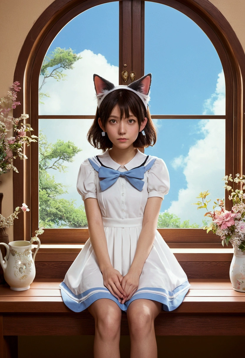 Cat ears girl l Ghibli