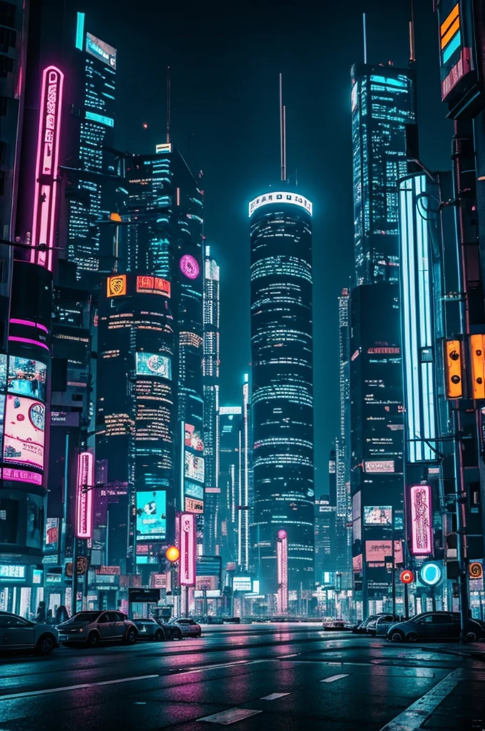 cyberpunk city 