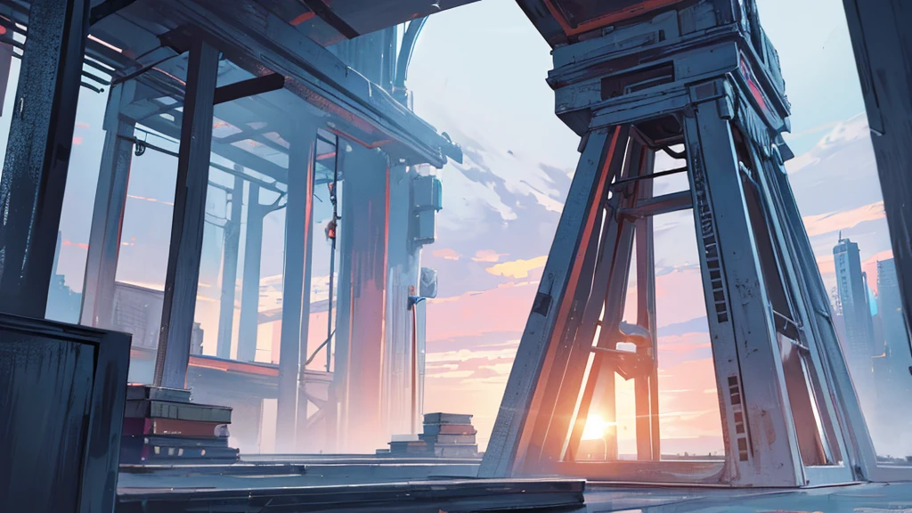 ((Highest quality)), ((masterpiece)), (detailed),dawn mystical calm