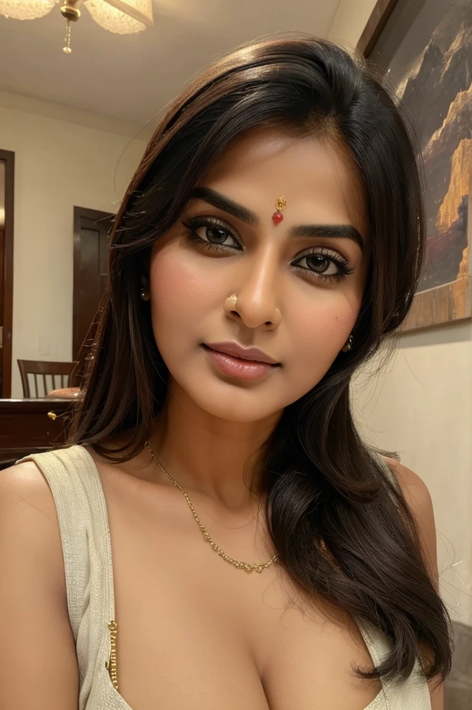 ((best quality)), ((masterpiece)), (detailed), perfect face Indian hot bhabhi