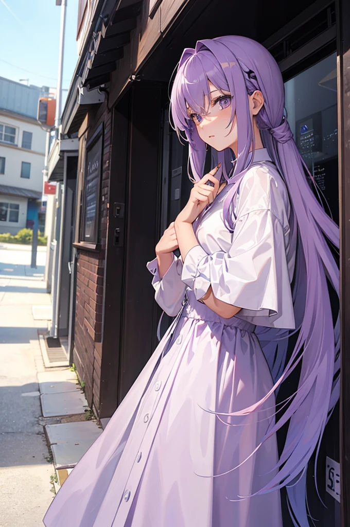 Light purple hair