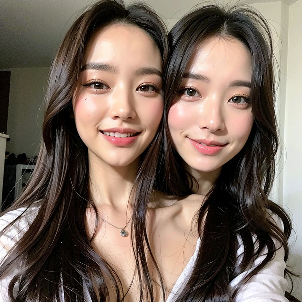 8k, Photo brute, meilleure qualité, la maîtrise, réaliste, photo-réaliste, regardant le spectateur, cheveux blanc châtain, jeune, visage, fille, 20 ans, , Lumière douce, 1fille, visage extrêmement beau, proportions corporelles parfaites, Distance focale, bousiller, Coiffure décontractée, sourire, gros yeux, Yeux détaillés, asiatique, lèvre détaillé, lèvre pulpeuse, yeux clairs, visage fin