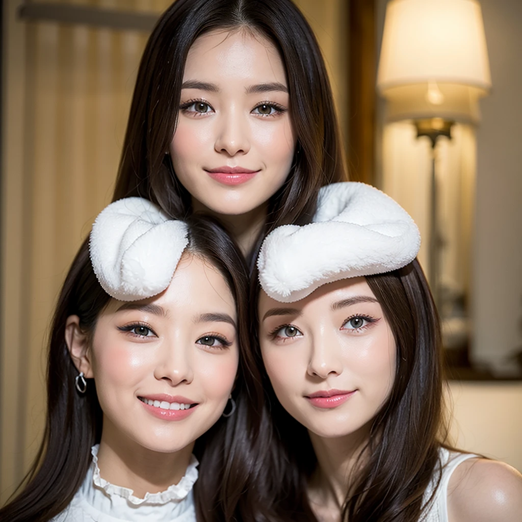 8k, Photo brute, meilleure qualité, la maîtrise, réaliste, photo-réaliste, regardant le spectateur, cheveux blanc châtain, jeune, visage, fille, 20 ans, sexy, Lumière douce, 1fille, visage extrêmement beau, proportions corporelles parfaites, Distance focale, bousiller, Coiffure décontractée, sourire, gros yeux, Yeux détaillés, asiatique, lèvre détaillé, lèvre pulpeuse, yeux clairs, visage fin