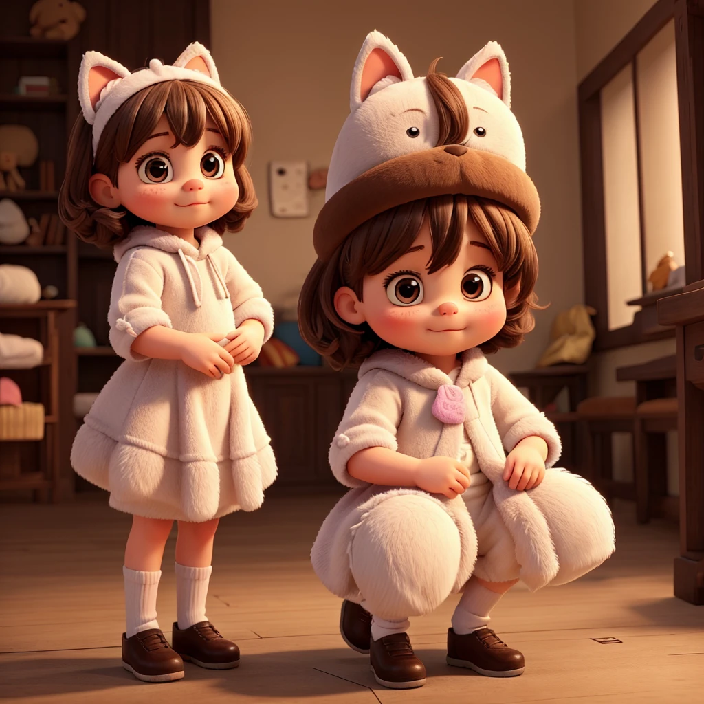 Sofie as a cute baby furry