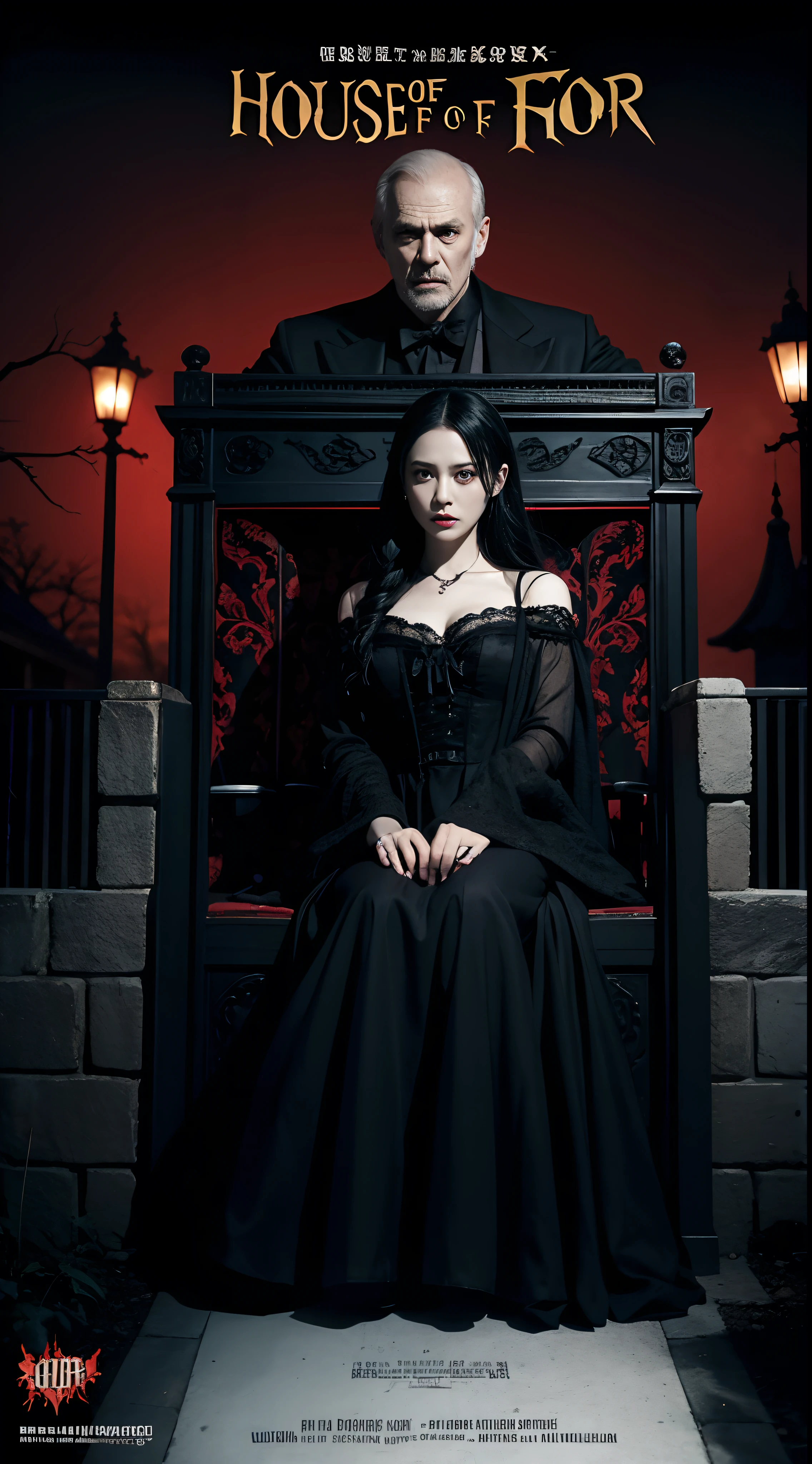 《House of Horrors》filmposter，poster for，Gothic