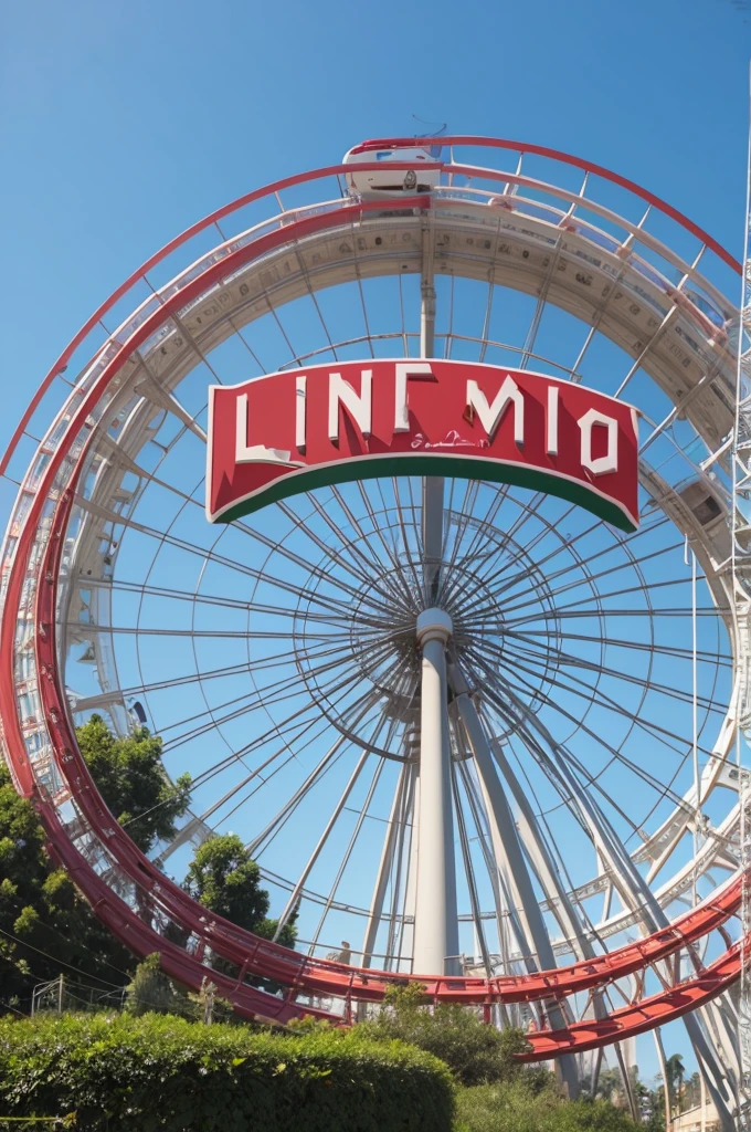 Logotype with the name Parque Ideal Lima amusement park 