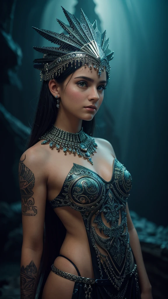 8K, ARTISTIC photogrAphy, best quAlity, mAsterpiece: 1.2), A (potrAit:1.2) Don Bluth Style doll, in a Dragon's Lair, full body RAW candid cinema, 16mm, color graded portra 400 film, remarkable color, ultra realistic, sad admosphere, dark lighting, oppressive atmosphere, depressive colors, kodak portra 400, photograph,r, Natural Light, Salvatrucha tatoos, Crown Metal, Pinhead lighgts, blur reflection, Brush Strokes, Smooth, abstract, Splatter, Oil On Canvas, rainbow colors, fractal isometrics details bioluminescens : a stunning realistic photograph of wet bone structure, 3d render, octane render, intricately detailed, titanium decorative headdress, cinematic, trending on artstation | Isometric | Centered