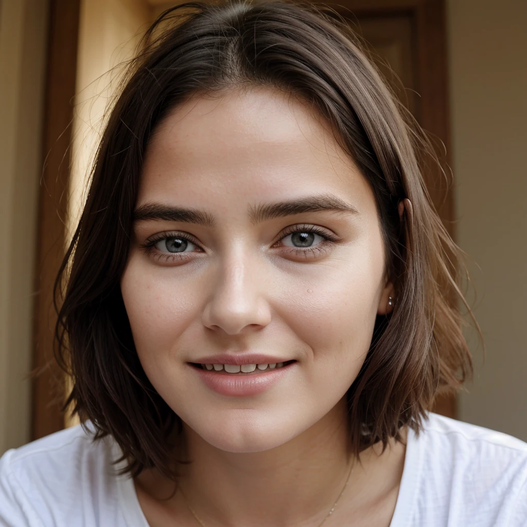 8k, Photo brute, meilleure qualité, la maîtrise, réaliste, photo-réaliste, regardant le spectateur, cheveux blanc châtain, jeune, visage, une seule fille, 20 ans, sexy, Lumière douce, 1 fille, visage extrêmement beau, proportions corporelles parfaites, Distance focale, bousiller, Coiffure décontractée, sourire, gros yeux, Yeux détaillés, asiatique, lèvre détaillée, lèvre pulpeuse, yeux clairs, visage fin, 20 ans