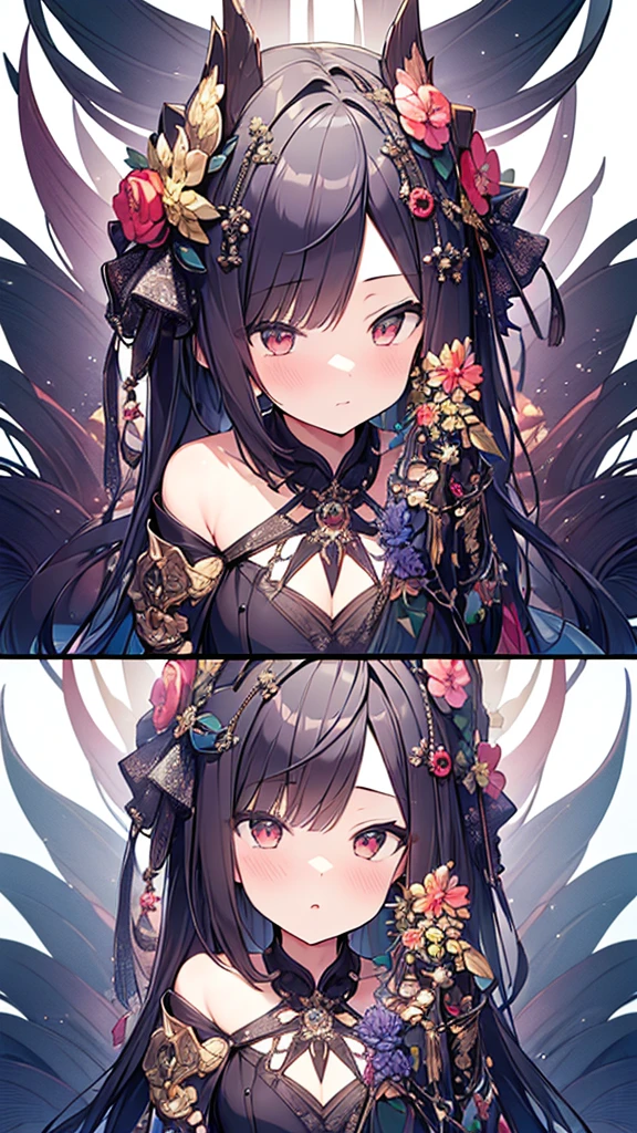 (masterpiece, Highest quality, Highest quality, Official Art, beautifully、aesthetic:1.2), (One girl), Very detailed,(Fractal Art:1.3),colorful,Most detailed, [A mimicry creature that preys on runaway girls and takes their place], NSFW