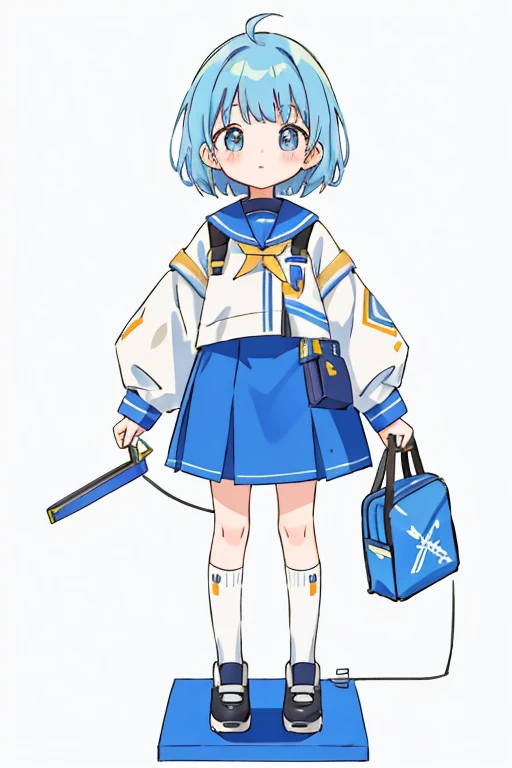 robot girl Primary school students Young Girl 小さいgirl Height: 130cm Standing picture Simple design