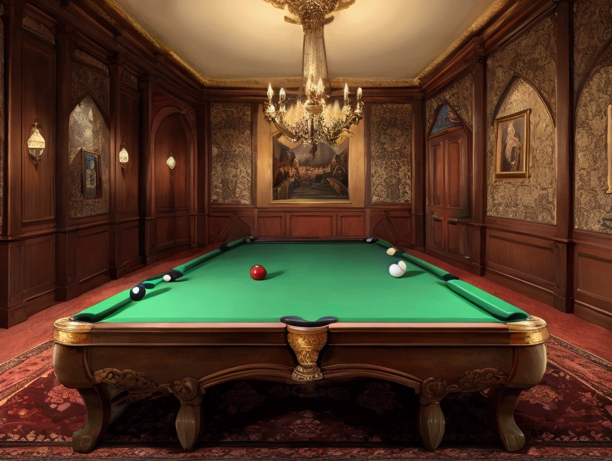 Billiards poster